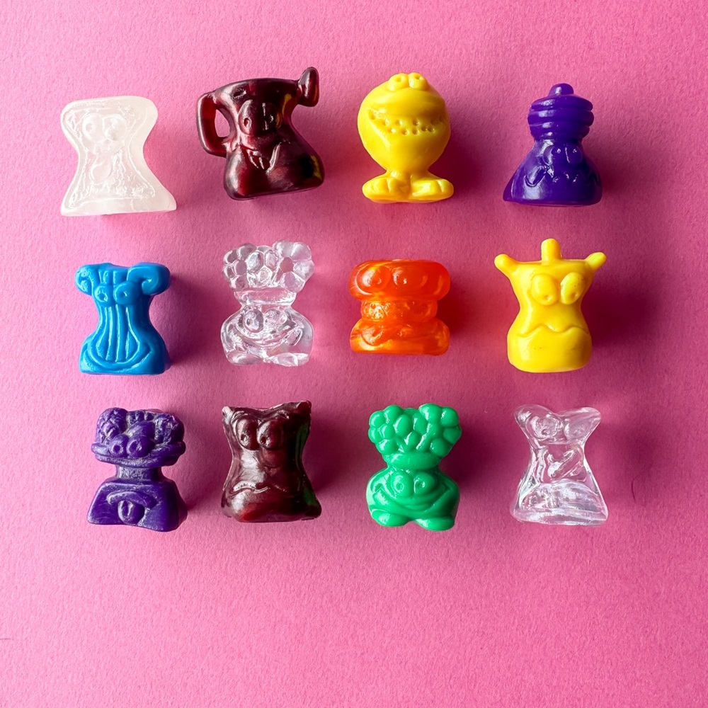 Go-Go’s Crazy Bones, 1990’s Vintage Toy 12PC Lot